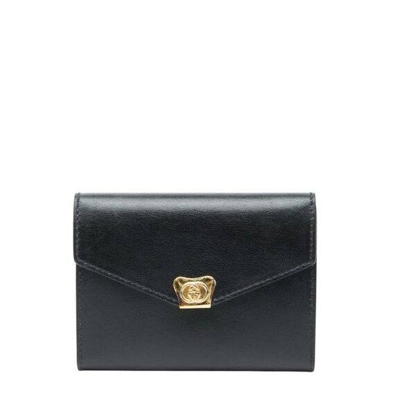 Gucci 031 379 4328 Black Leather